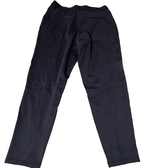 Athleta career pants elastic waist pockets pull on pleated front seam SZ XS - Picture 2 of 10